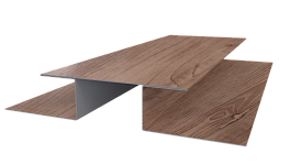 Планка стыковочная сложная Блок хаус 110x2000 мм, Printech