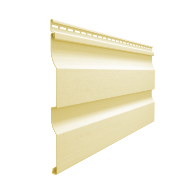 Виниловый сайдинг Döcke Корабельный брус, банан