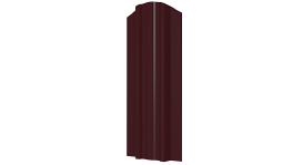 Металлический штакетник Евротрапеция Полиэстер 0,45 мм, RAL 3005