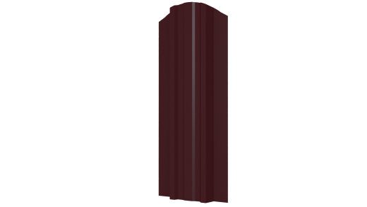 Металлический штакетник Евротрапеция Полиэстер 0,45 мм, RAL 3005