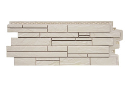 Фасадная панель Grand Line Скала, Classic молочный