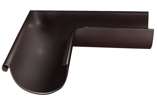 Угол желоба внешний 90⁰, RAL 8017