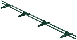 Снегозадержатель трубчатый VEGA Style 20x40/1,5 мм, 6005