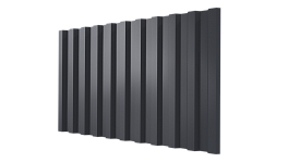 Профнастил НС21 1065/1010x0,3 мм, Полиэстер RAL 7024