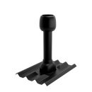 Вентиляционная труба для Черепицы Ондулин 700x700x490 мм, Черный