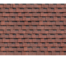 Многослойная черепица Технониколь SHINGLAS, коллекция Ранчо, Красный