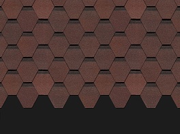 Гибкая черепица Döcke Premium Кёльн, Зрелый Каштан