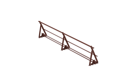 Ограждения кровельные Бюджет 600 мм