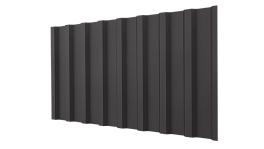 Профнастил НС18 1150/1100x0,45 мм, MATT RAL 8019