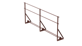 Ограждения кровельные Бюджет 900 мм