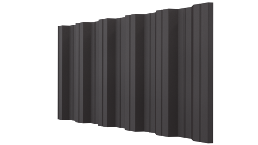 Профнастил НС35 1055/1000x0,35 мм, MATT RAL 8019