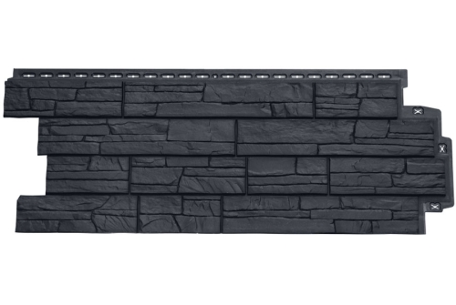 Фасадная панель Grand Line Сланец, Classic графит