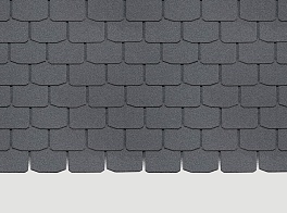 Гибкая черепица Döcke Standard Крона, Серый