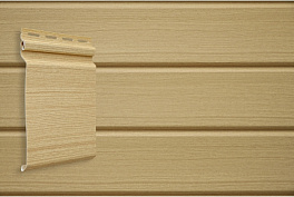 Виниловый сайдинг Grand Line Natural-брус, Design Tundra клен