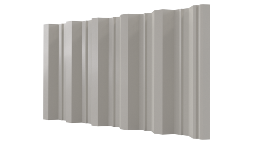 Профнастил НС44 1050/1000x0,45 мм, Полиэстер RAL 8017/8017