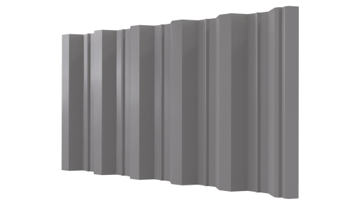 Профнастил НС44 1050/1000x0,45 мм, Полиэстер RAL 9003