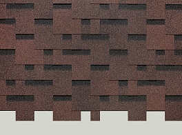 Гибкая черепица Döcke Europa Матрица, Коричневый