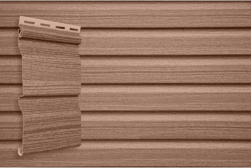Виниловый сайдинг Grand Line Корабельная доска, Design Tundra рябина
