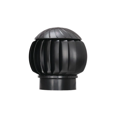 Ротационная вентиляционная турбина Ø160, серия Twister, черный