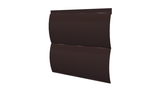 Сайдинг Блок хаус Полиэстер 0,45 мм, RAL 8017