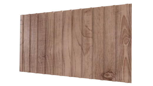 Профнастил С10 1170/1100x0,45 мм, Printech Светлое дерево