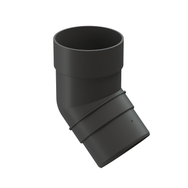 Колено 45°, RAL 7024