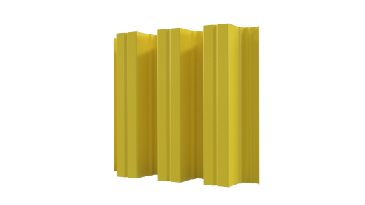 Профнастил Н114 670/620x0,5 мм, Полиэстер RAL 1018