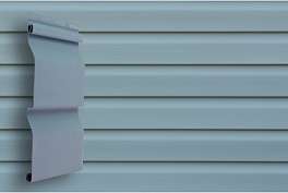 Виниловый сайдинг Grand Line Корабельная доска, Classic Color Plus голубой