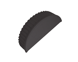 Заглушка конька круглого простая R110 MATT