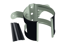 Кронштейн трубы на дерево, RAL 7024