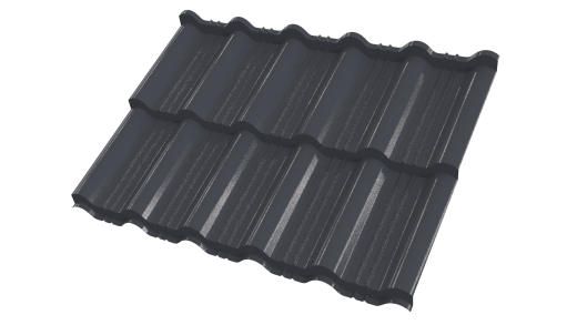 Металлочерепица Энигма 1171/1100x0,5 мм, Полиэстер 7024