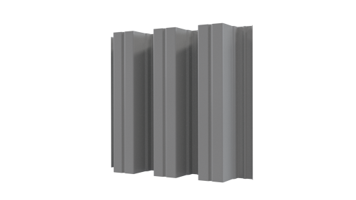 Профнастил Н114 670/620x0,5 мм, Полиэстер RAL 9006