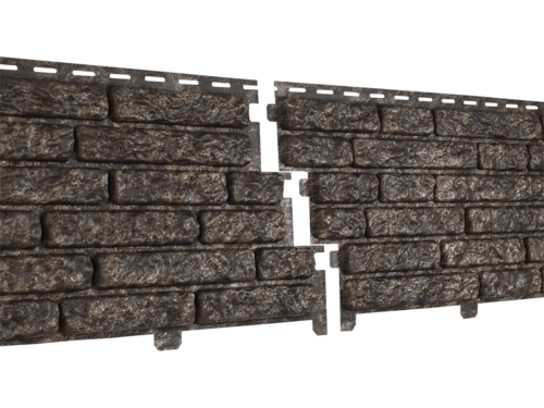 Сайдинг Stone-House Кварцит, коричневый