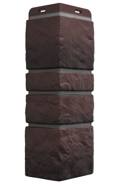 Угол наружный для фасадных панелей Burg, земляной