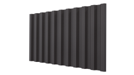 Профнастил НС21 1065/1010x0,5 мм, MATT RAL 8019