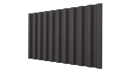 Профнастил НС21 1065/1010x0,35 мм, MATT RAL 8019