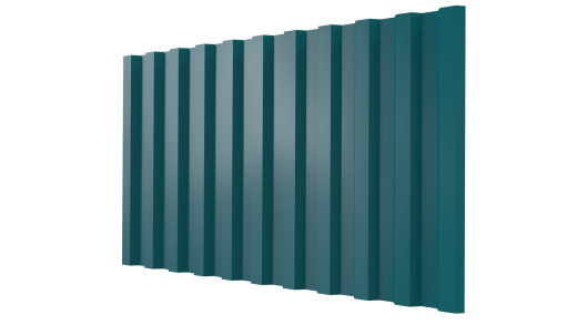 Профнастил НС21 1065/1010x0,3 мм, Полиэстер RAL 5021
