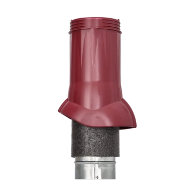 Вентиляционный выход изолированный Ø125/160, серия Static, красный